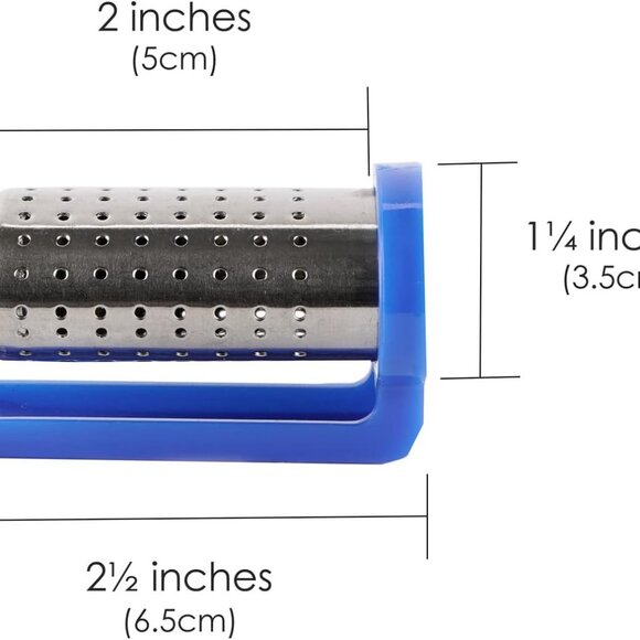 Stainless Steel Tea Filter with a Hook Silicone Handle, The Hook EasilyHung3Pack - Picture 5 of 10